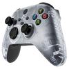 eXtremeRate Side Rail Grip Shell for Xbox Core Wireless Clear Black Replacement Front Housing Cover Handle Faceplate for Xbox Series X S Controllers