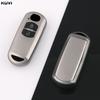 2 3 4 Buttons Gun Grey New Car Key Case Cover For Mazda 2 3 5 6 Cx-3 Cx-5 Cx-7 Cx-9 Speed Miata Mx5 Shell Jacket Protector Fob