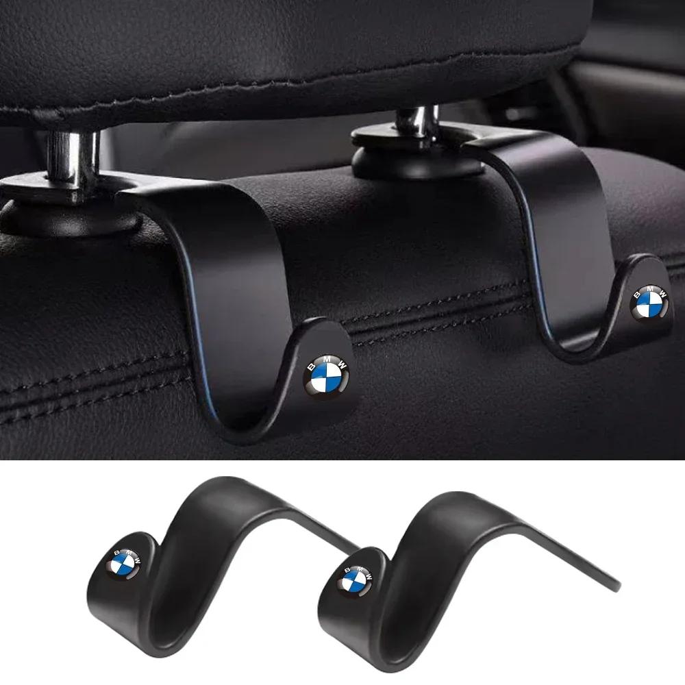Hot 2025 2pcs Car Seat Backrest Hidden Multi-Functional Hook Car Rear Seat Detachable Creative Headrest Small Hook For BMW M per