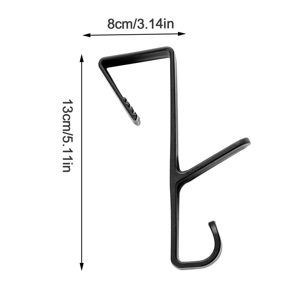 1PCS Dormitory Wardrobe Hanger Bags, Hats And Clothes Hanging On The Wall Behind The Door Without Drilling Storage Rack