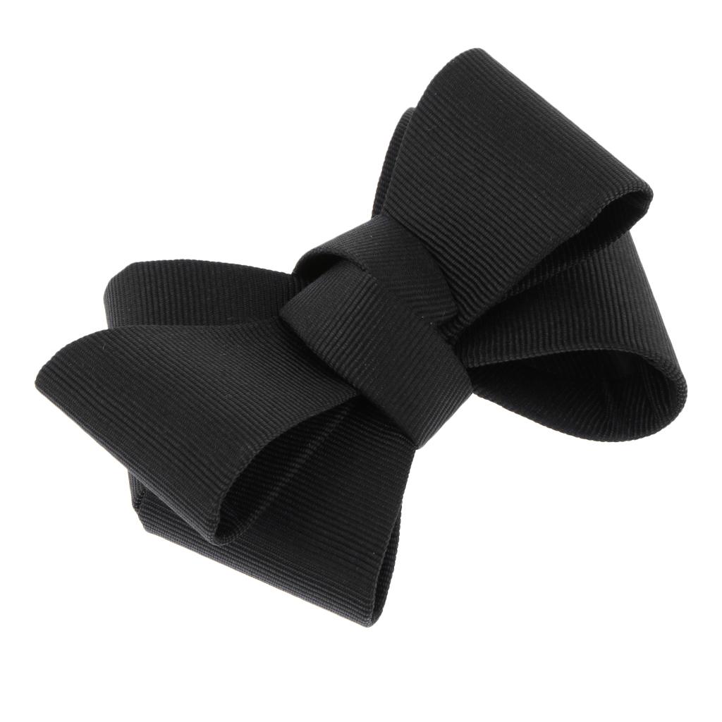 

DIY Bowknot Shoe Buckle Removable High Shoe Clips Charms Bridal Wedding чорний