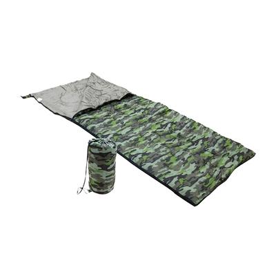 Spací pytel s maskáčovým vzorem pro jednu osobu 190 x 75 cm