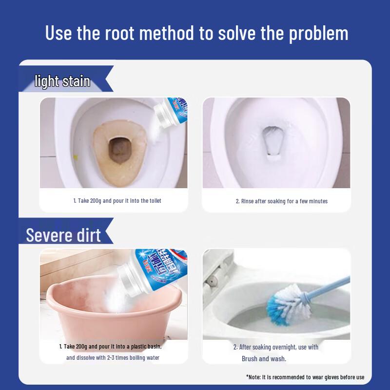 MEN WOO Toilet Cleaner for Urine Scale