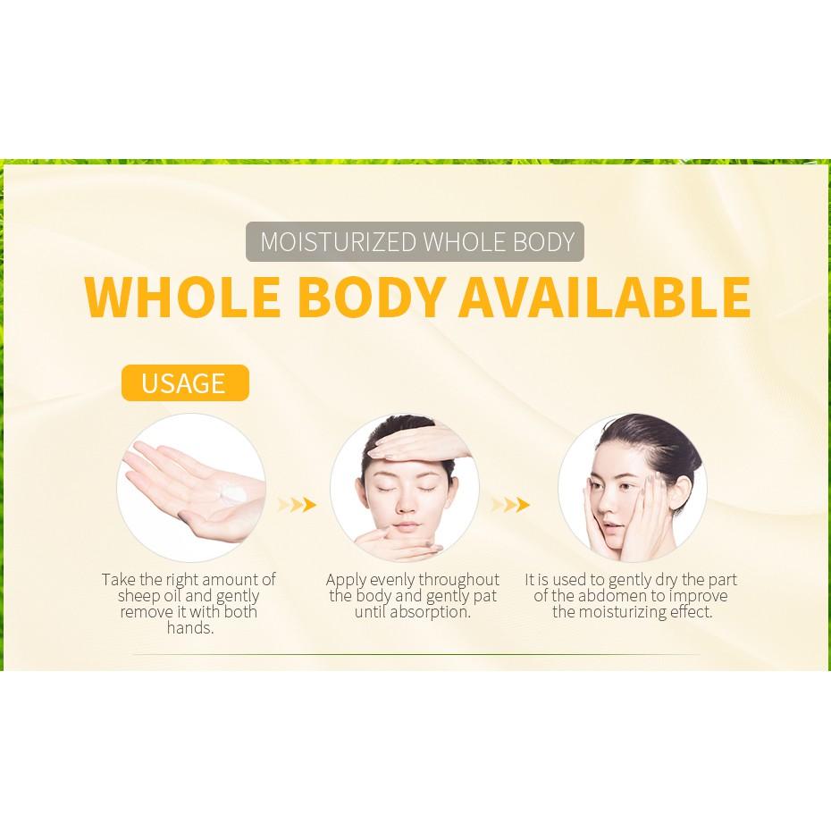 LAIKOU Sheep Oil Lanolin Cream Anti-Aging Anti Wrinkle Moisturizing Cream 90g