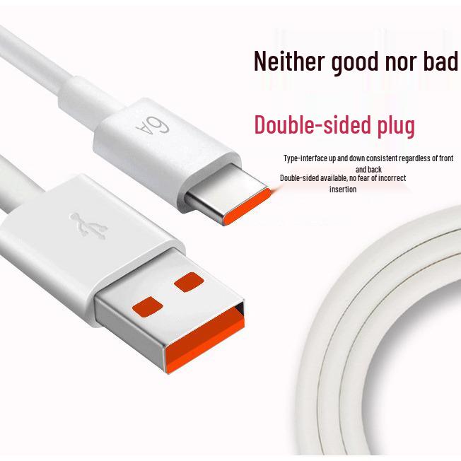 6A Type-C Fast Charging Cable for Xiaomi, Honor, and Huawei (66W)