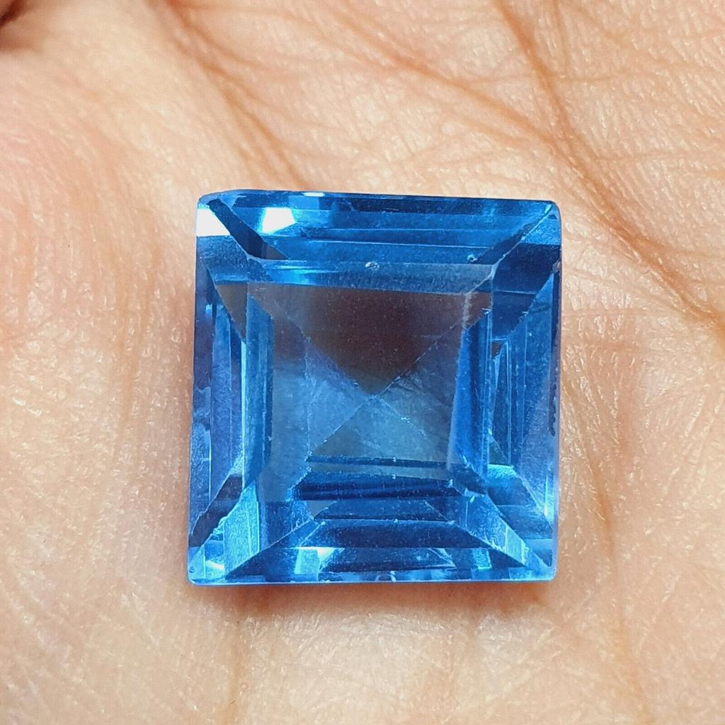 Certified Natural Blue Sapphire 18 Ct Fancy Shape Faceted Loose Gemstone