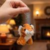 Colección Llavero de Peluche Tigre Juguete de Peluche Tigre Esponjoso Llavero de Muñeca Tigre Decoración para Bolso
