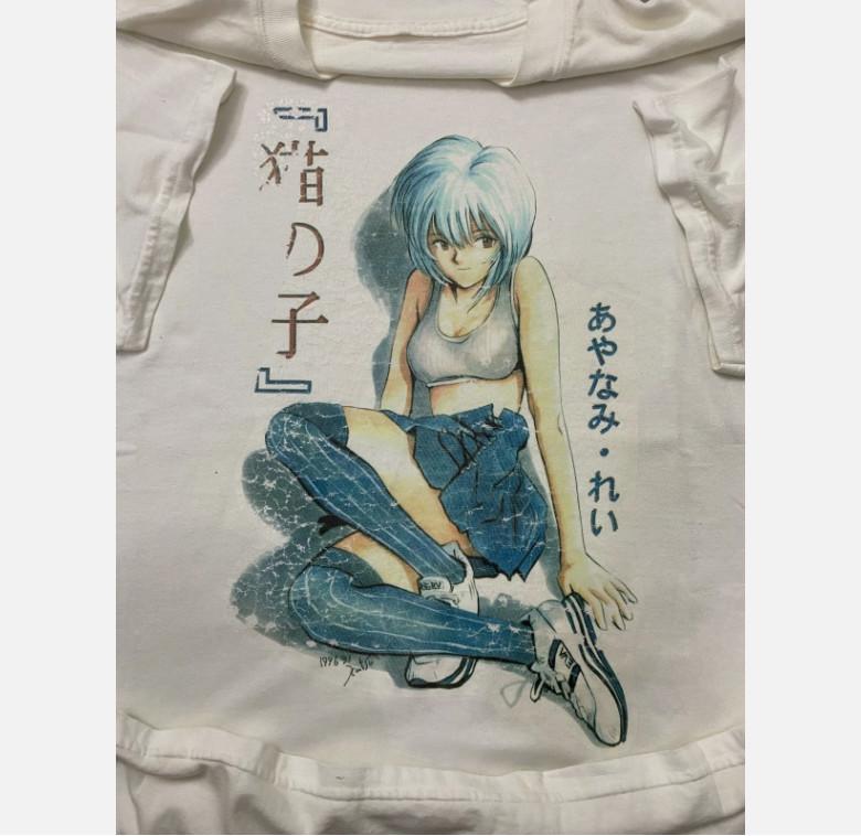 Neon Genesis Evangelion Rei Ayanami Anime T-Shirt Classic Tee