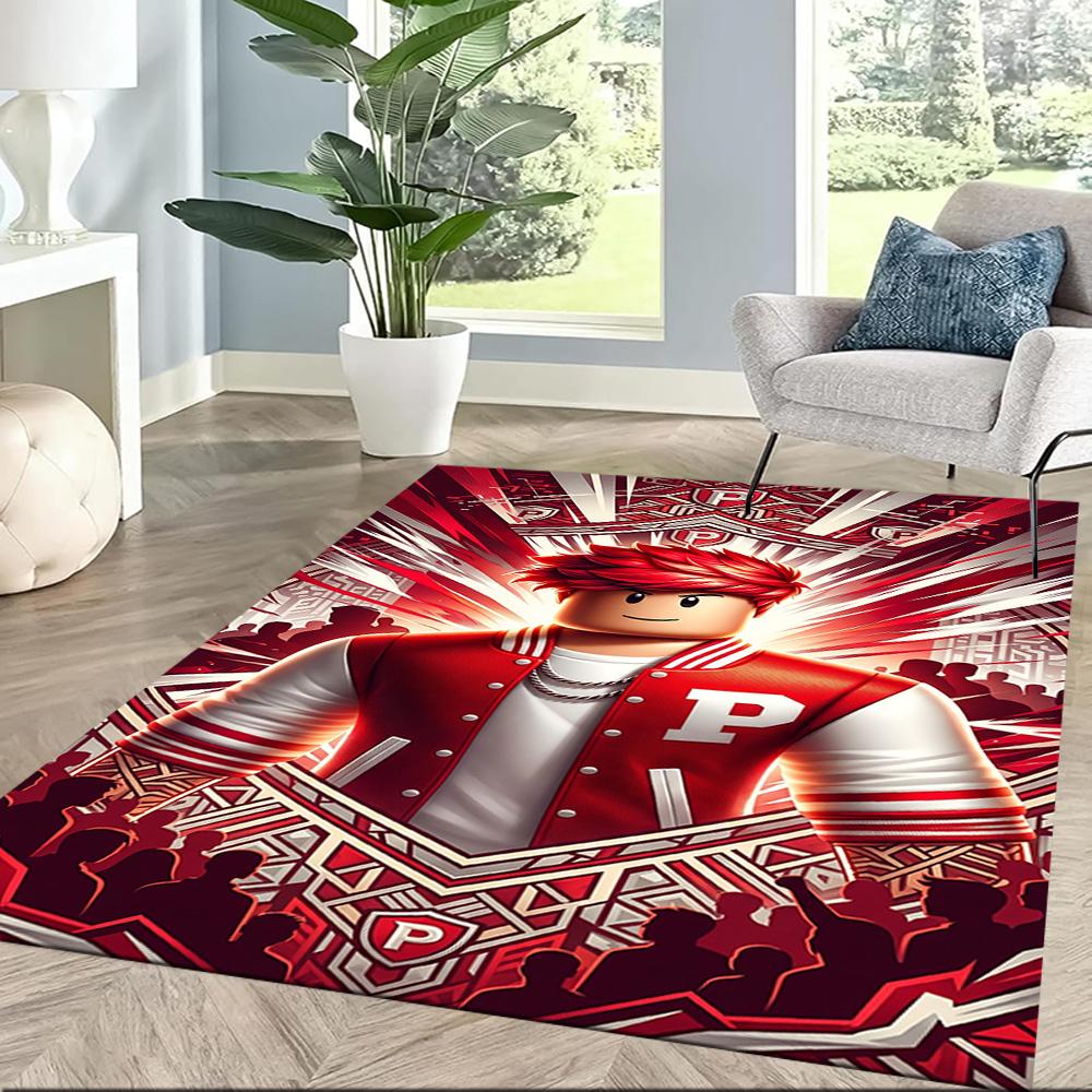 Roblox 397 Floor Mat Suitable for Entryway Playrooms Dormitory Hallway Anti-slip Rug Anime Office Decor Gift for Festivals
