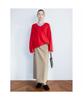 Diaepeocheo Aperture Boxy Knit Top Red (Ta6251A046)
