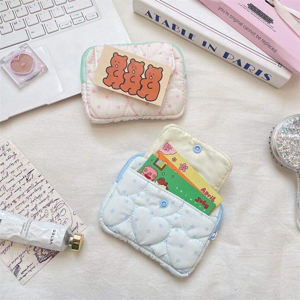 Cute Heart Shape Heart Card Holder Star Shape Portable Card Bag Multifunctional Coin Purse Travel