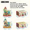 New Areax Co Branded Crayon Shin-Chan Building Blocks Happy Base Box Construction Model Collection Puzzle Children'S Toys Gift