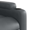 Massage Recliner with Rising Aid Grey Faux Leather