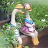 Cartoon Couple Duck Resin Decoration Creative Home, Bedroom, Living Room, Garden, Courtyard Artwork Decoration