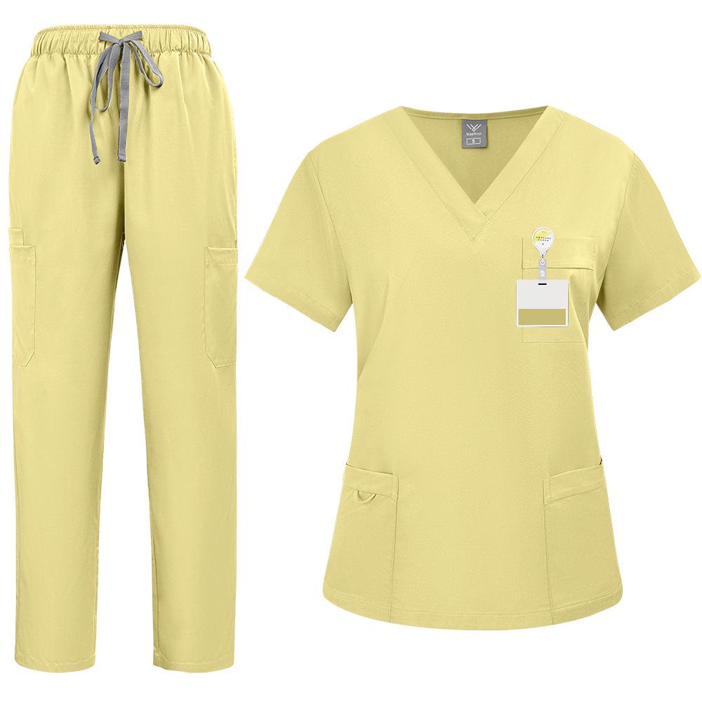 

Унисекс Летний Костюм-Скраб Однотонный для Врачей и Медсестер Extra Extra Large