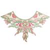Color Embroidered Collar, Large Size Corsage, Color Embroidered Fake Collar, Hollow Collar, Water-soluble Lace Cloth Sticker.