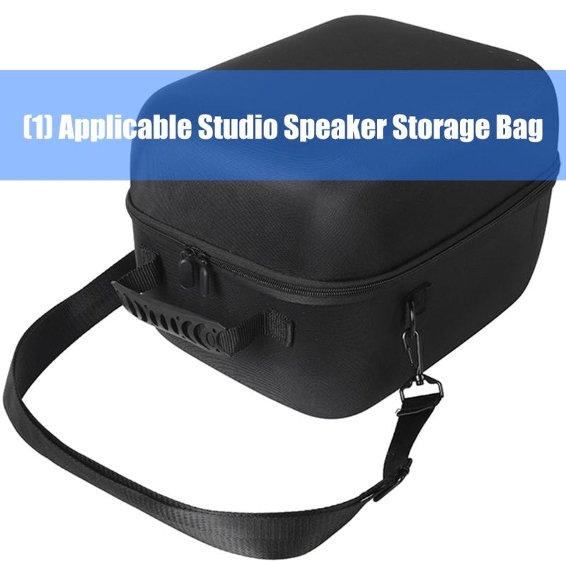 Water Resistant Speaker Carrying Case Lightweight Travel Organizers Reinforced Edges for Studio 5 Speaker