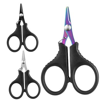 Foarfecă de Pescuit din Oțel Inoxidabil Foarfecă Portabilă Clește Tăietor Linii PE Linii Împletite Clești Unelte Accesorii Pescuit la Crap