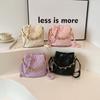 Bucket Bag, Women's Handbag, Work Bag, Carrying Chain, Shoulder Bag, Crossbody Bag, Exquisite and Versatile,  New Model