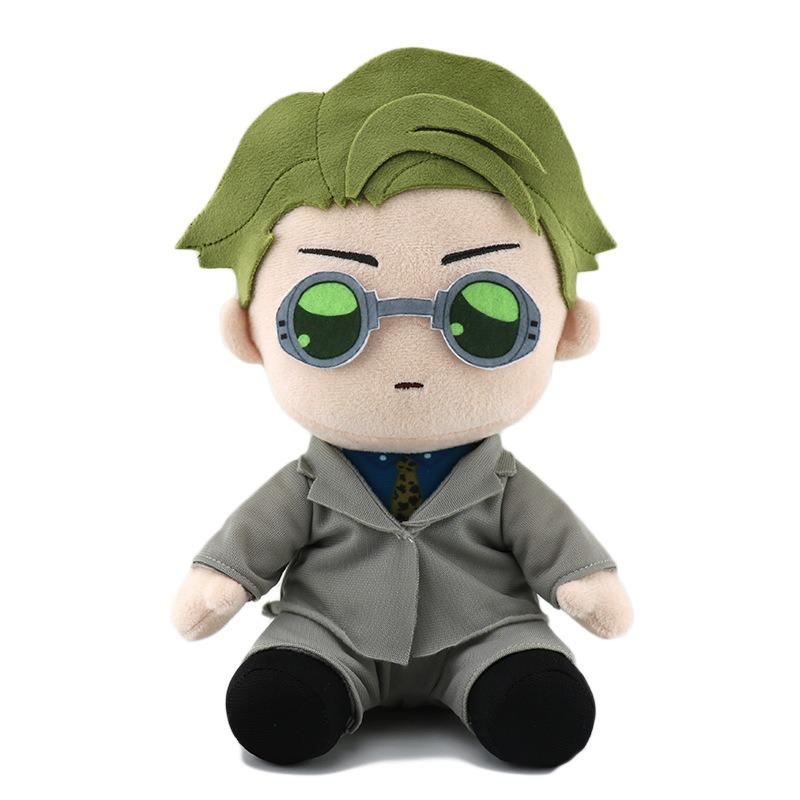 22cm Anime Jujutsu Kaisen Plüschtier Cartoon Sommer Öl Jack und Megumi Fushiguro Große Serie Puppe Für Geburtstagsgeschenke Sammelspielzeug 22cm