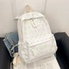 Schoolbag1011 Summer New Korean Version Ins Wind Large Capacity Cute Schoolbag Casual Simple Backpack Light Spring Outing Bag