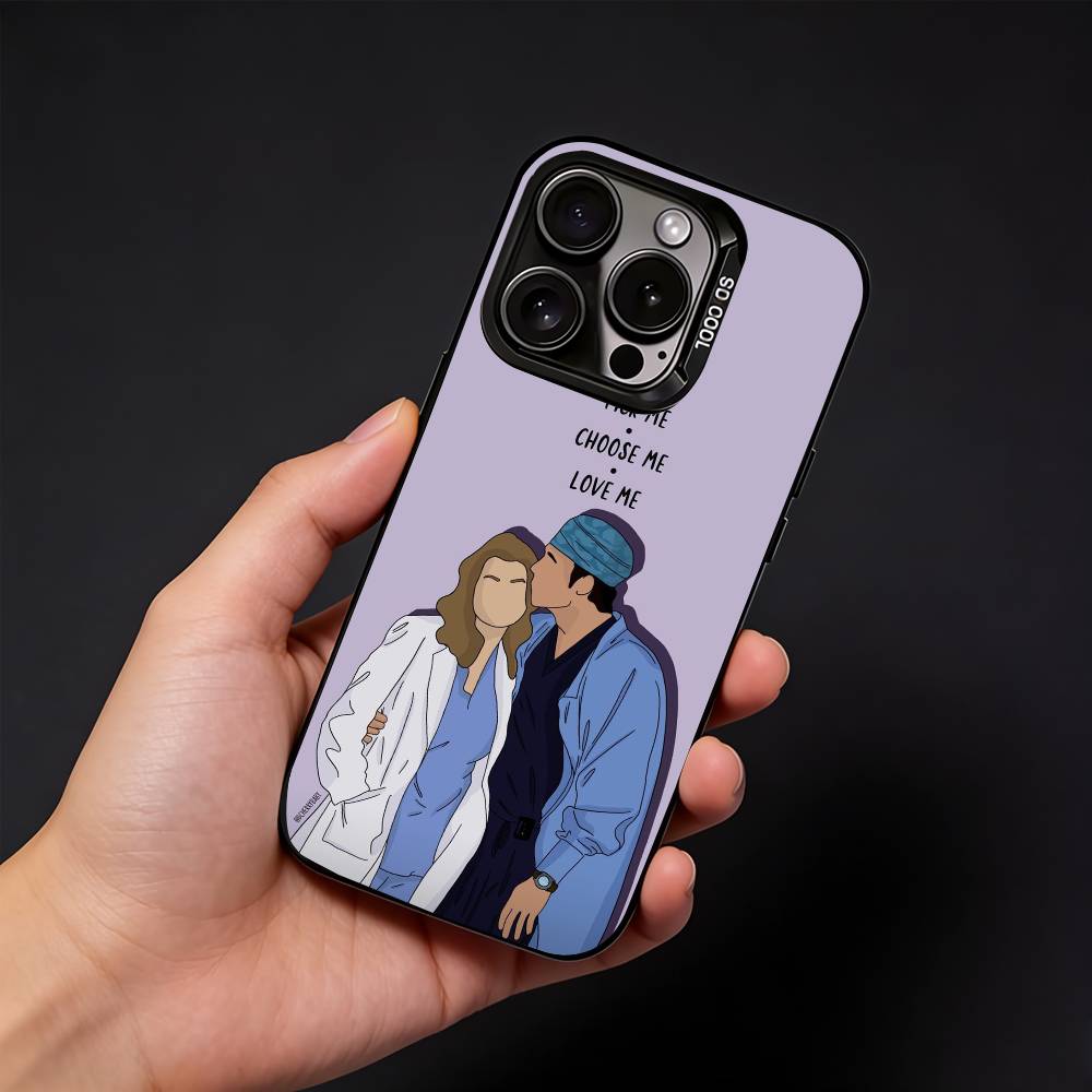G-Greys Anatomy You are my person Phone Case For iPhone17, 16,15,14,13,12 Pro Max Black Candy Matte Shockproof Cover iPhone17