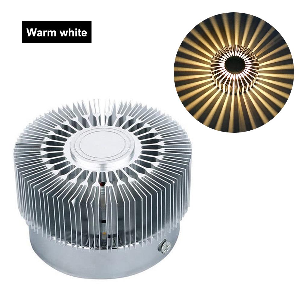 Indoor Sunflower LED Wall Light 3W RGB Wall Sconce Spot Lamp With Remote Control for Living Room Path Way Corridors Decor