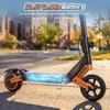 K6 Kids Electric Scooter 150W 2.6Ah 6.5'' Solid Tires Bluetooth Speaker LED Lights Foldable & Height Adjustable 16KM/H Max Speed 7-9KM Range for kids