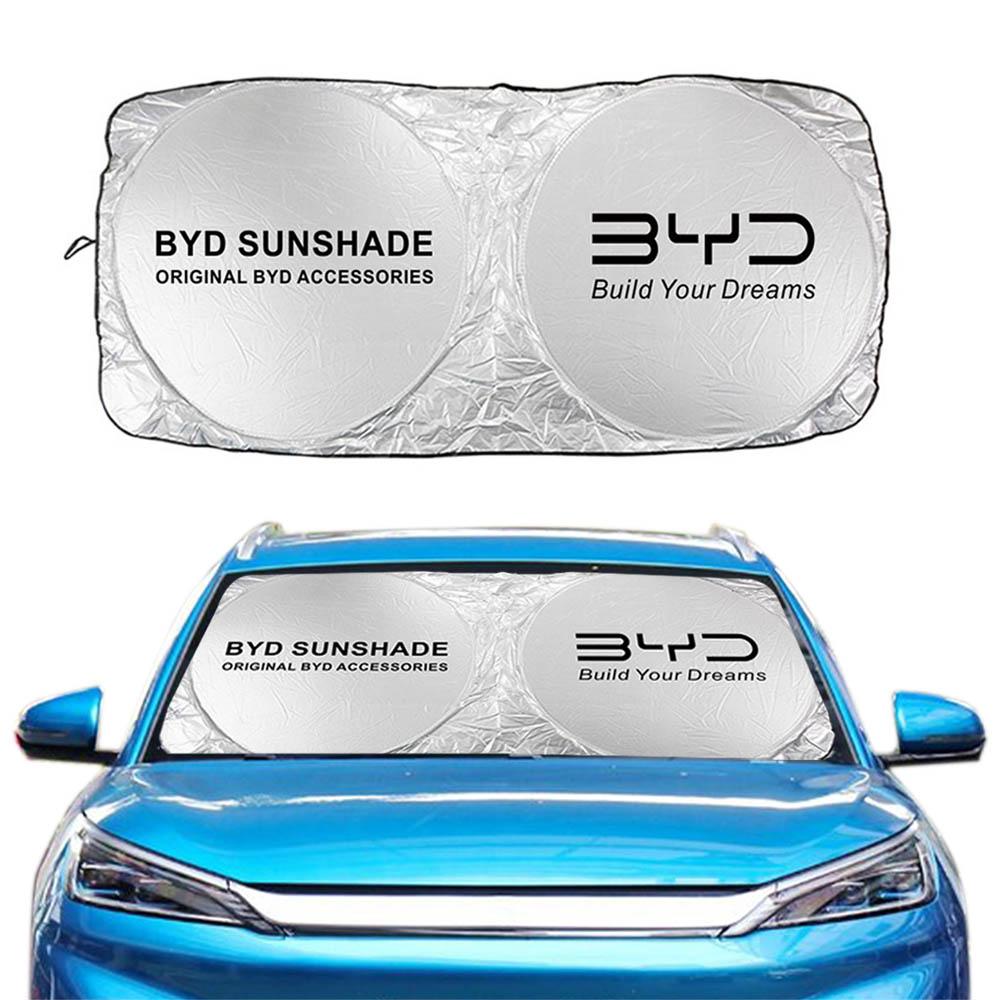 For BYD Atto 3 Act Seal Seagull Tang Yuan Song Plus EV F0 Qin Han Dolphin S6 Car Windshield Sun Shade Parasol Auto Accessories