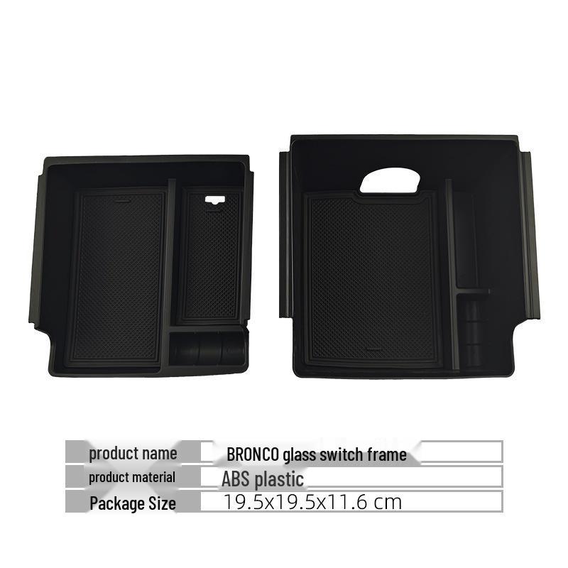Compatible with Ford BRONCO Armrest and Center Console Storage Box for Automotive Modification