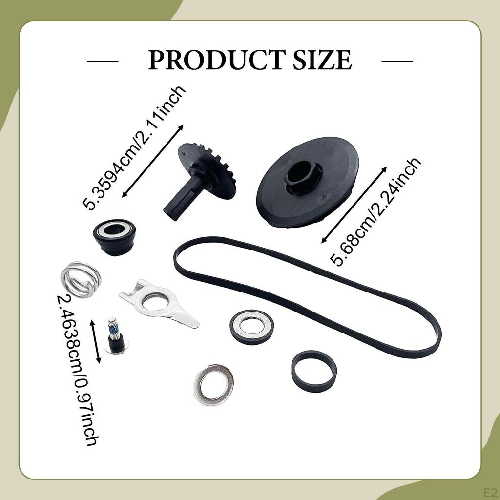 Dishwasher Drain and Wash Impeller Kit,Replacement,ea382822,679717 675806 Replace Parts for