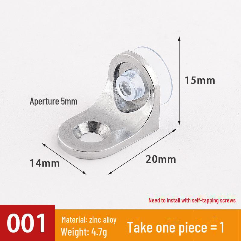 

Прозрачный кронштейн для передвижной гардеробной панели для стеклянной или деревянной перегородки