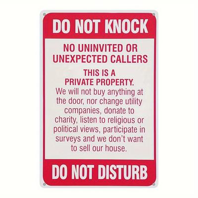 Private Property No Trespassing Metal Sign  Weatherproof and Durable Wall Decoration Suitable for Home and Business PreDri