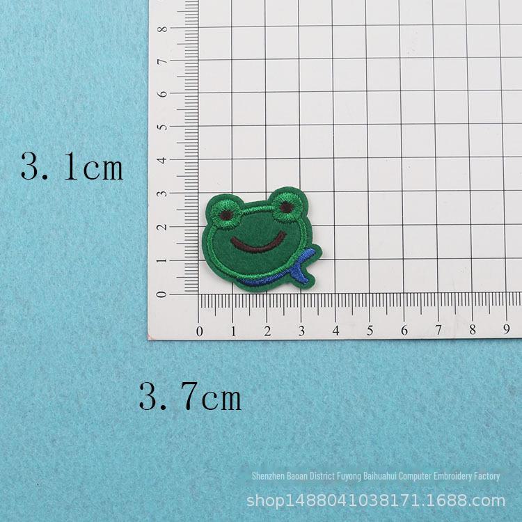 Adorable Mini Fruit & Veggie Embroidery Patch Stickers - Small Cartoon Sunflower Design for DIY Clothing