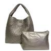 Women's Large Capacity Cross-Border Woven Shoulder Bag - Versatile Shopping & Commuter Tote