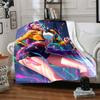 1pc KPop Demon Hunters RUMI1 Blanket, Gift, for Men and Women, Soft Blanket, Good for Sofa Bed Couch Travel, Lightweight Flannel Blanket