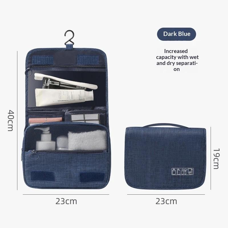 Portable Storage Bag Men Business Bag Toiletries Organizer Women Cosmetic Bag Waterproof Hanging Wash Pouch