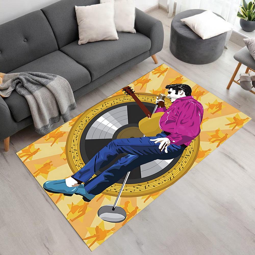 Elvis Presley Carpet Suitable for Decorate room Living Rooms Balcony Foyer Anti-slip Rug Office home decor Perfect Birthday/Christmas Gift Idea