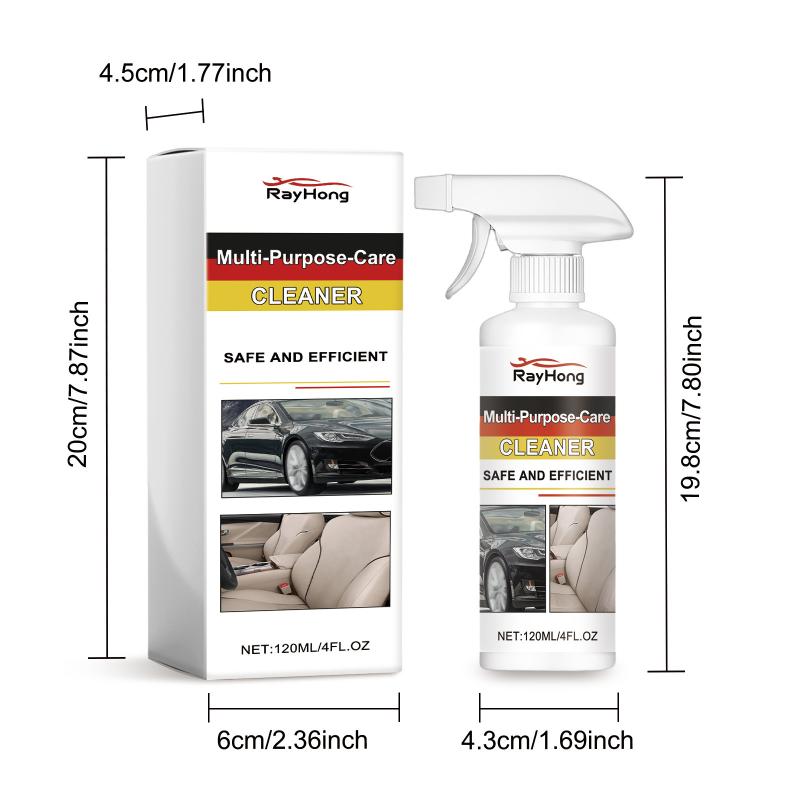 Multi Surface Car Interior Foam Cleaner for Leather Seats Dashboard Steering Wheel Eliminates Stains Odors Fast Clean Formula