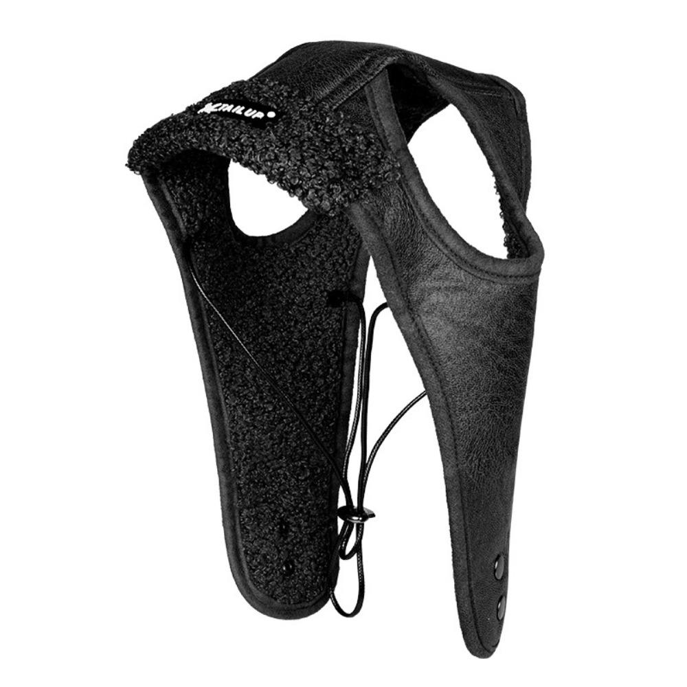 

Windproof Pet Dog Hat Warm Pet Headgear Dog Fashion Pet Cap Winter Season S чорний