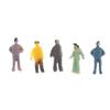 200Pcs Mixed Tiny People Figure Train LAYOUT Standard 1:200 Scale