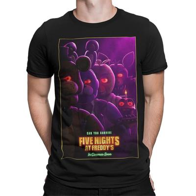 Kannst du Fünf Nächte bei Freddys Film Horror Herren T-Shirt Damen T-Shirt überleben