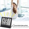 Projection Clock With Digital Calendar Temperature Weather Forecast For Home Office