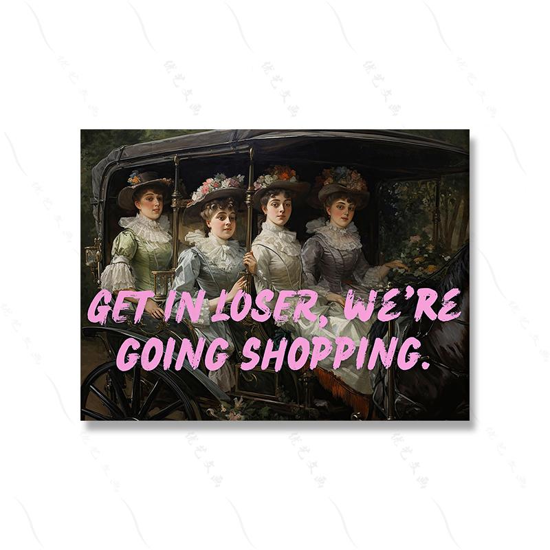 

Модные настенные художественные принты Эстетический декор комнаты в стиле Ренессанс Картина в студенческом общежитии Ретро Женский танец на высоких каблуках Домашний винтажный постер 21x30cm No Framed