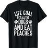 Peaches Pet All The Dogs Funny Dogs and Peaches T-Shirt