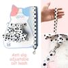 Polka Dot Pet Vest Harness Bowknot Puppy Collar Leash Cute Pet Traction Rope  Pet