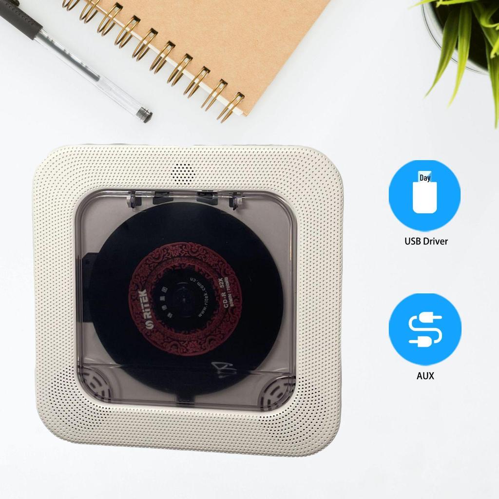 Multi-functional Desktop CD Player: Home Music Disc Album Gift