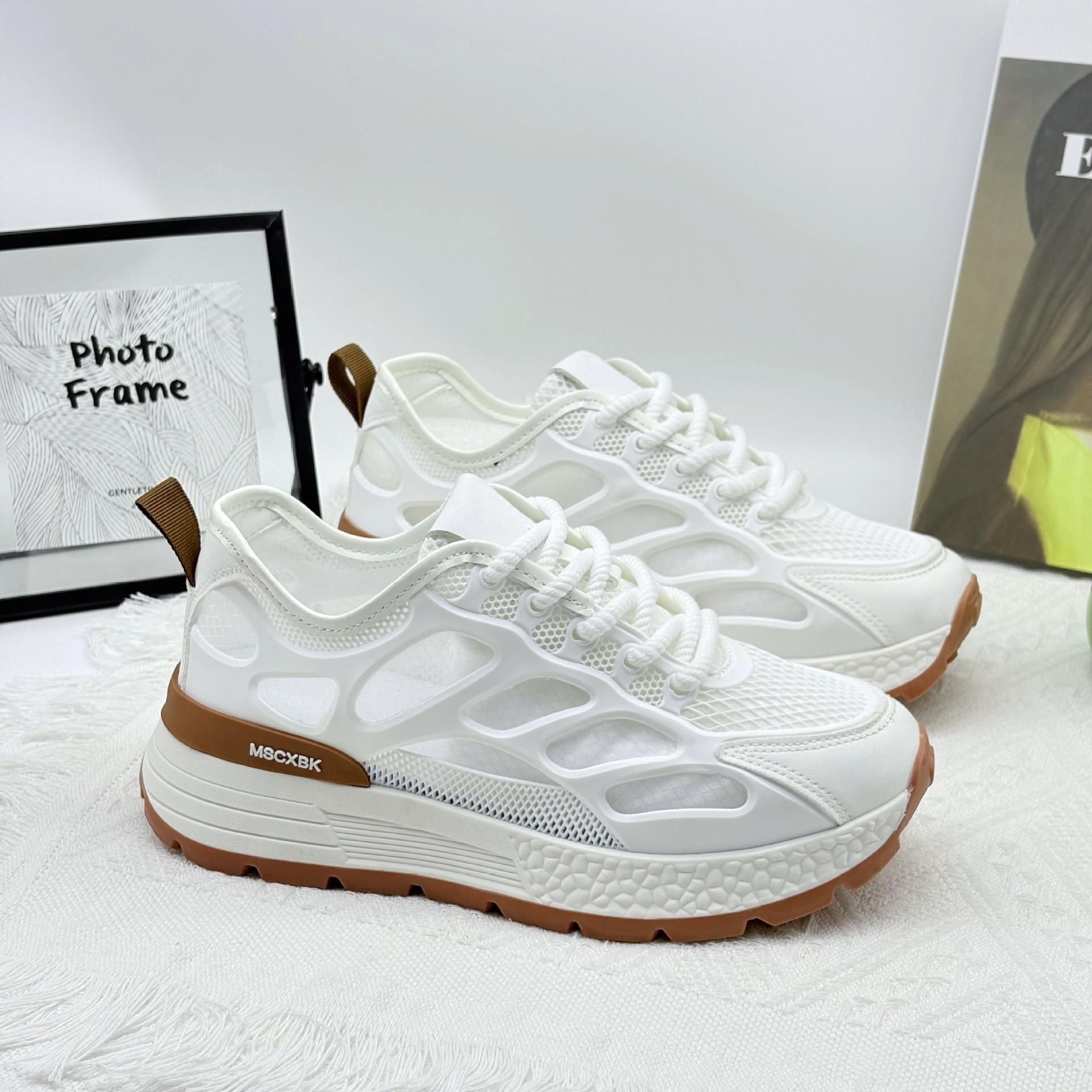 

Platform dad shoes women s summer mesh breathable casual versatile sports shoes women 35