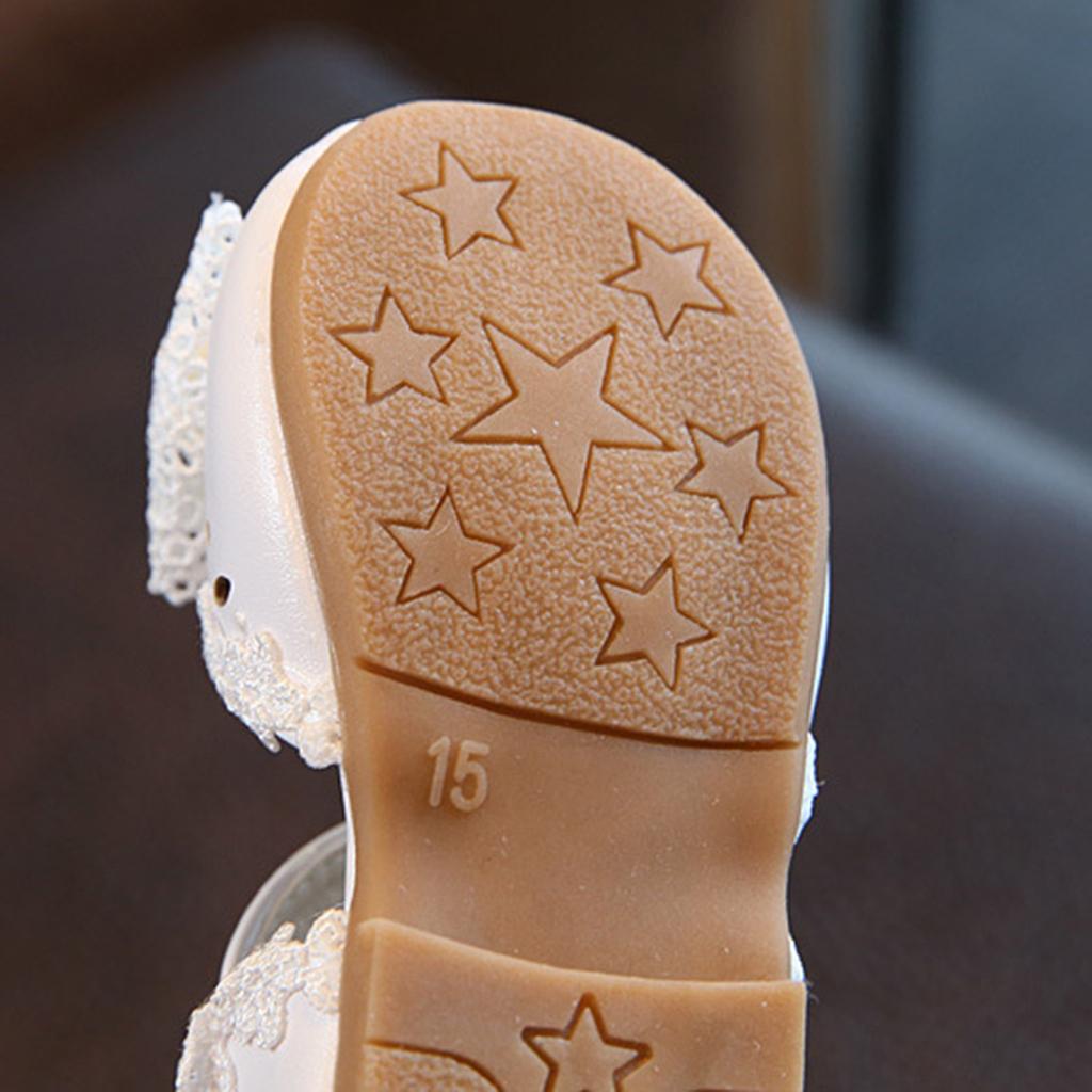 Kids Toddler Girls Sandals For Wedding Party Princess Hollow Out Soft Bottom Leather Shoes Children Flats Shoes With Flower