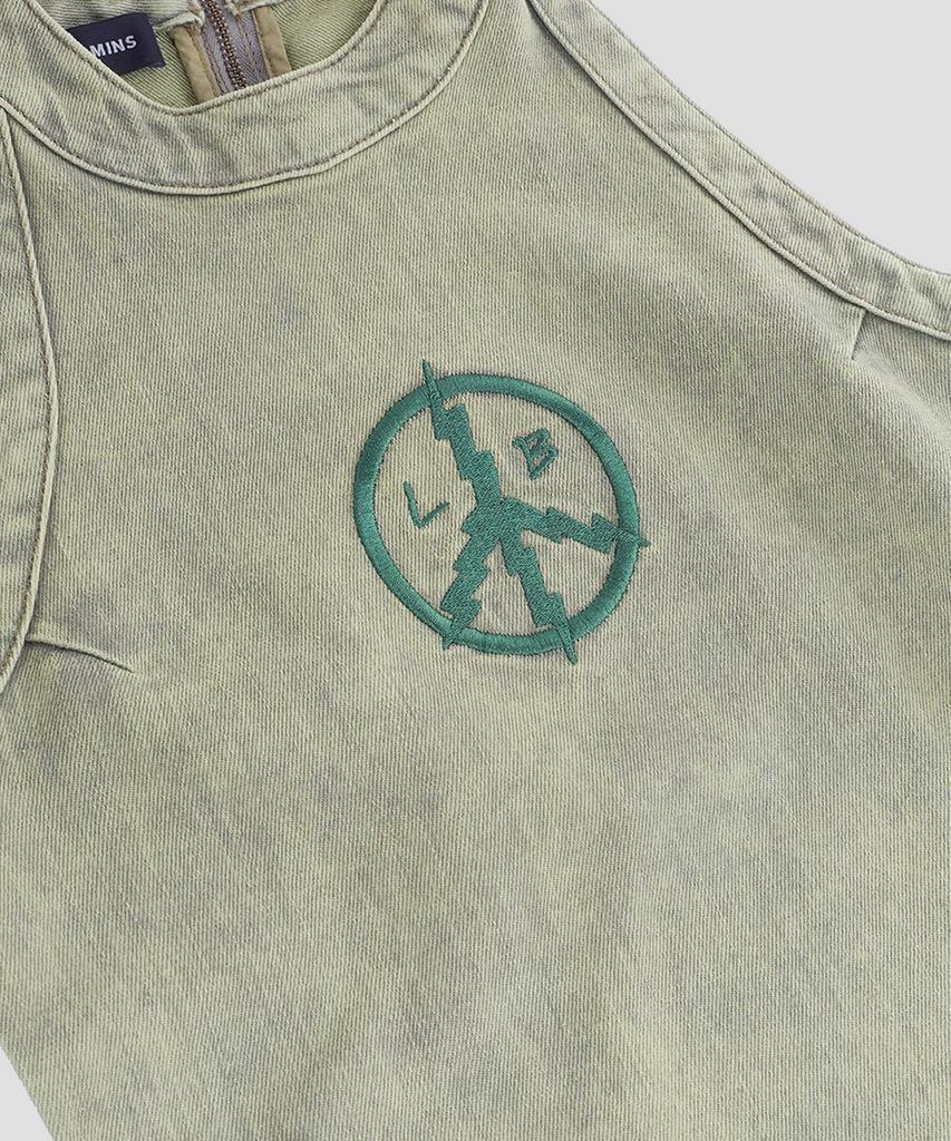 Lebenjamin (W) Denim Dress 004 Acid Green